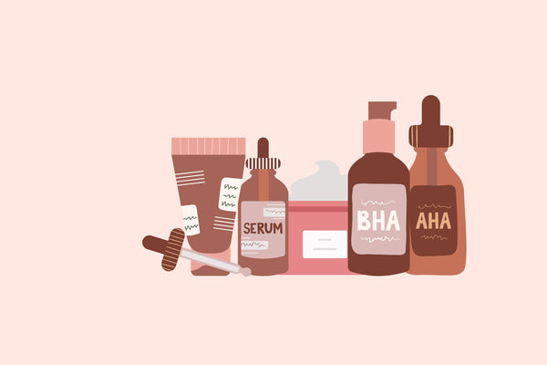Diferencias entre AHAs y BHAs Exfoliantes