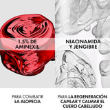 Dercos Aminexil Clinical R.E.G.E.N. Booster Sérum 90ml — Aminexil 1,5% y jengibre caída capilar