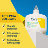 Fluido Invisible Dry Touch Oil Control SPF50+ 50mL de CeraVe