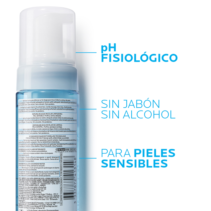 Comprar-3337872413148-La-Roche-Posay-Physiologique-Espuma-de-Agua-Micelar-Desmaquillante-y-Limpiadora-facial-Piel-Sensible-150ml-en-farmacia-avenida-america