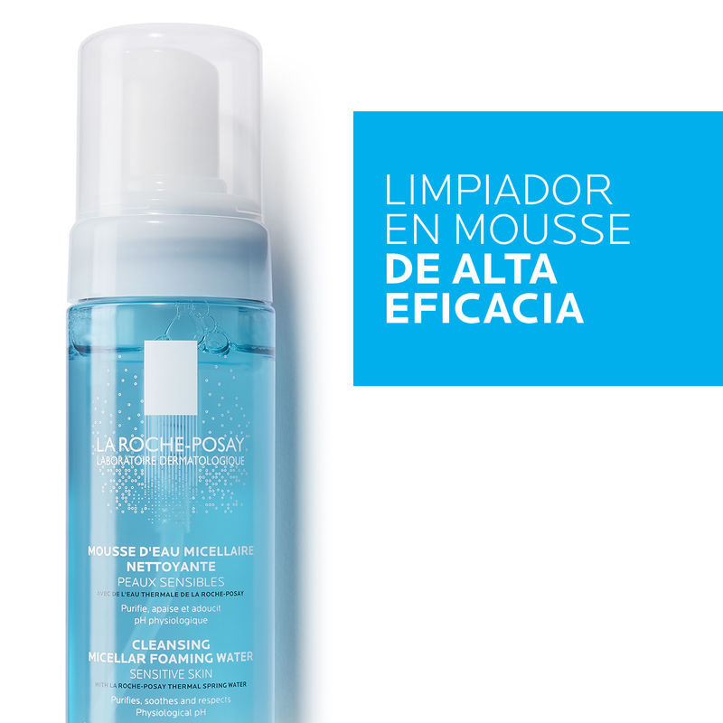 La Roche-Posay Physiologique Espuma de Agua Micelar Desmaquillante y L –  Farmacia Avenida de América