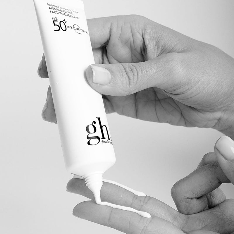 Gema Herrerías SPF50+ Protección muy alta Fotoprotector sin color