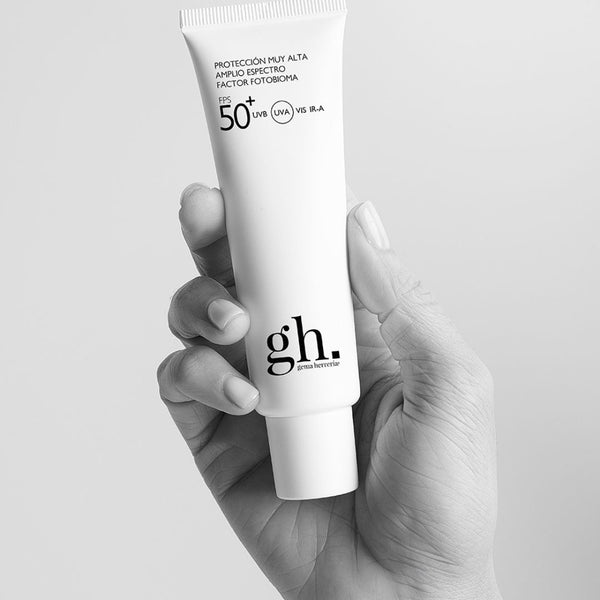 Gema Herrerías SPF50+ Protección muy alta Fotoprotector sin color