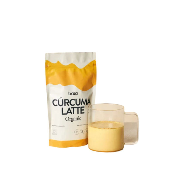 Cúrcuma latte de Baïa Food en farmacia Avenida de América