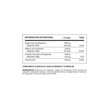 Información nutricional Triple Magnesium Be Levels