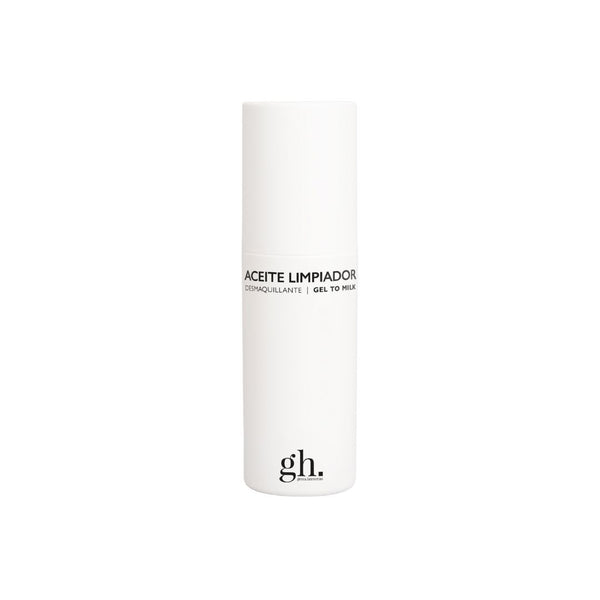 Limpiador y desmaquillante dermatológico al agua. Aceite limpiador y desmaquillante natural aromático al limón.Fórmula 100% natural a base de una mezcla de aceites vegetales de máxima pureza y de propiedades minuciosamente estudiadas.La base del limpiador es aceite de argán, un aceite 100% puro de primera presión en frío de máxima calidad. Compuesto por ácido oleico, ácido linoleico y otros ácidos grasos esenciales con propiedades nutritivas y altamente regeneradoras para la piel, su alto contenido en vitam