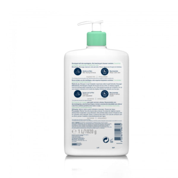 Limpiador espumoso 1000 ml de Cerave