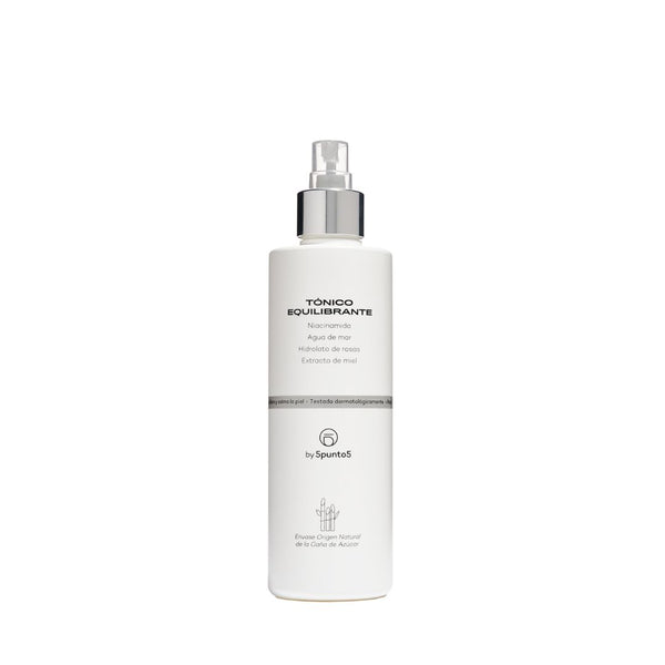 Tónico facial de uso diario que equilibra el pH, revitaliza, calma y prepara la piel