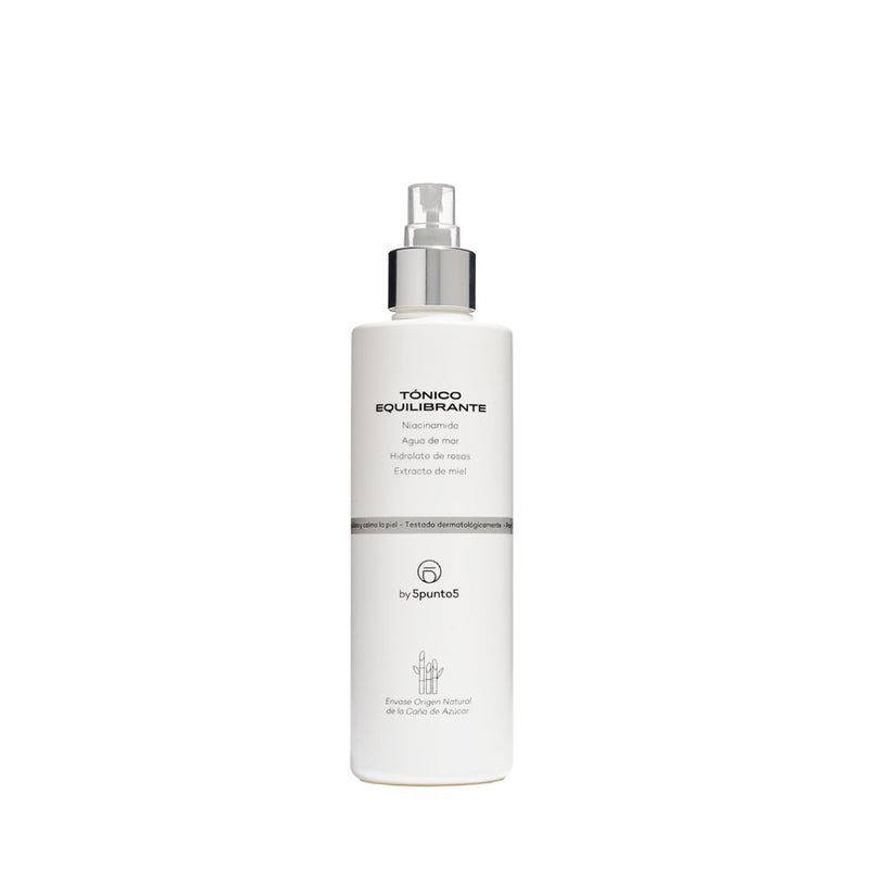 Tónico facial de uso diario que equilibra el pH, revitaliza, calma y prepara la piel