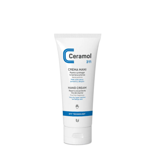 ​​​​​Crema reparadora y protectora de la barrera epidérmica. Fórmula O/W específica para el tratamiento de las manos.