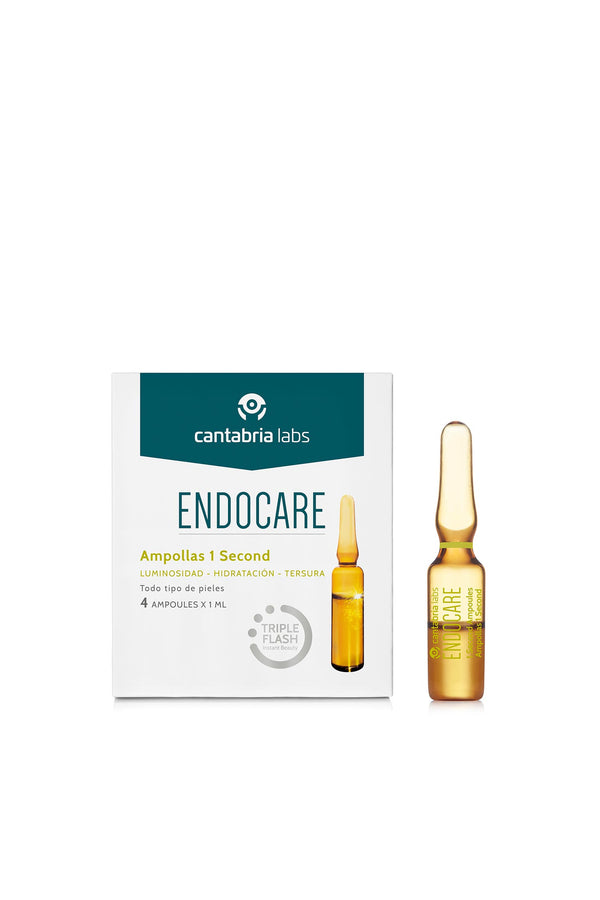 Endocare Ampollas One Second Flash 4x1ml de CantabriaLabs en Farmacia Avenida de América