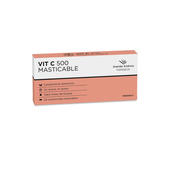Complemento alimenticio vit c 500mg 20 comp masticables