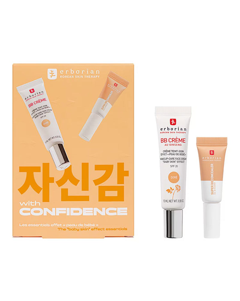 Kit BB Cream SPF20 Doré 15mL x SuperBB Concealer Doré 3mL de Erborian