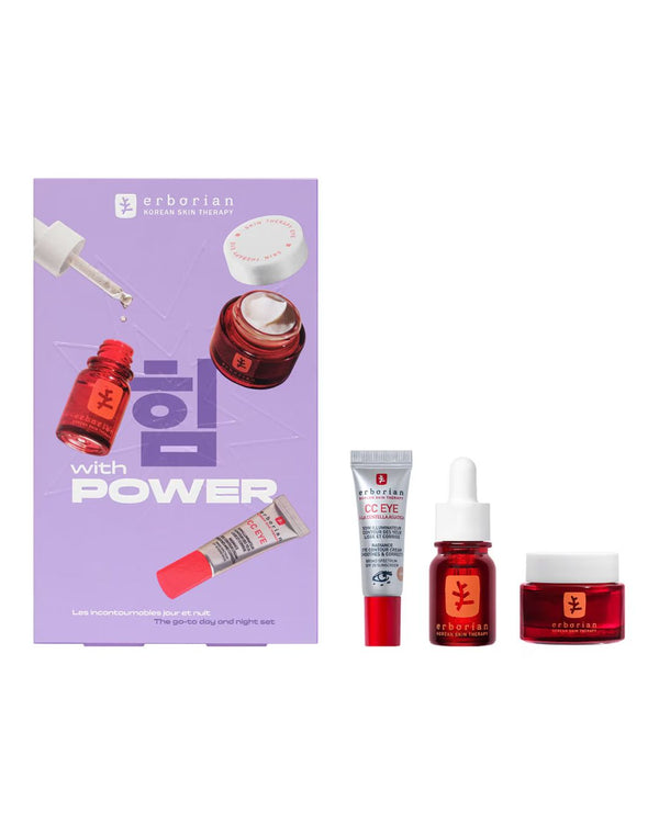 Kit Aceite Perfeccionador Skin Therapy 10mL x Skin Therapy Eye 15mL x CC Eye SPF20 Doré 3mL de Erborian