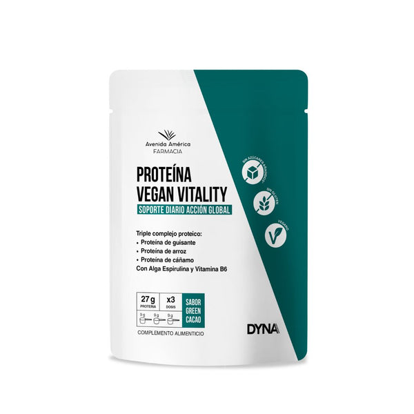 Dyna Proteína Vegan Vitality Green Cacao 500g de Farmacia Avenida de América