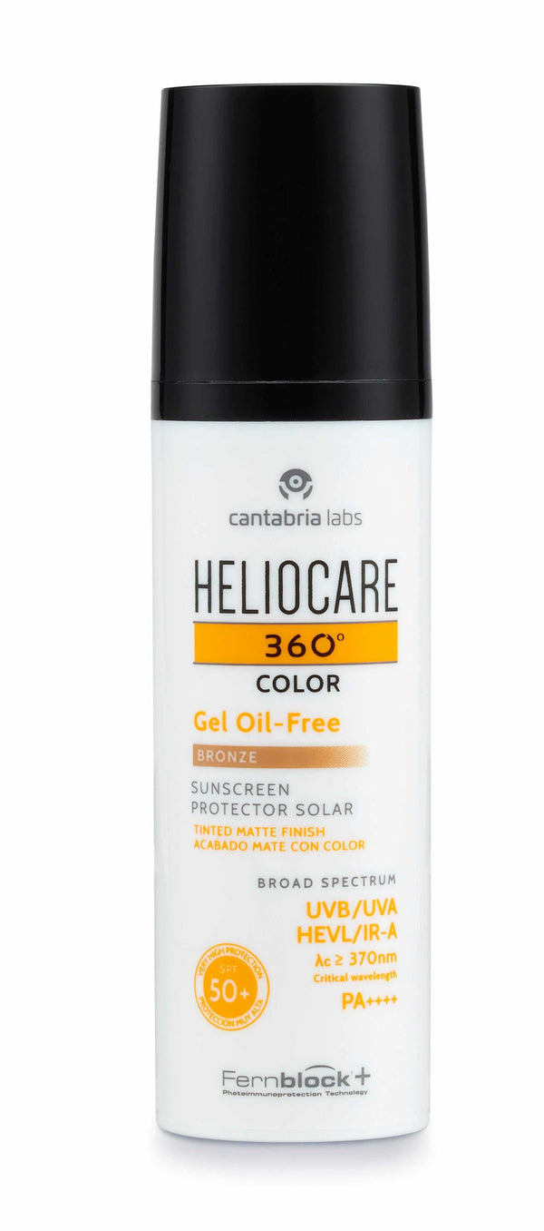 Heliocare 360º Color Gel Oil Free Bronze SPF50+ 50ml-comprar barato-Farmacia Avenida de America