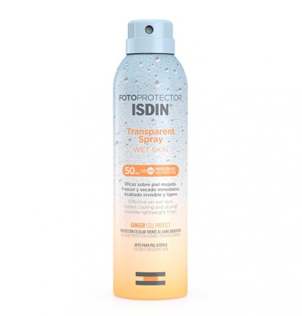 Fotoprotector Transparent Spray Wet Skin SPF50 250ml de ISDIN-comprar barato-Farmacia Avenida de America