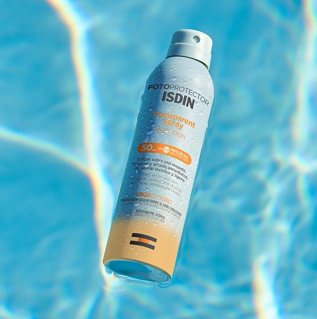 Fotoprotector Transparent Spray Wet Skin SPF50 250ml de ISDIN-comprar barato-Farmacia Avenida de America