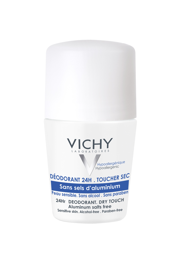 Desodorante 24h sin sales de aluminio (Roll-on) 50ml de Vichy