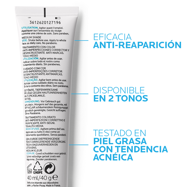 Comprar-3337875518451 -La-Roche-Posay-Effaclar-Duo-(+)-Tratamiento-Anti-imperfecciones-y-Marcas-con-color-light-en-farmacia-avenida-america