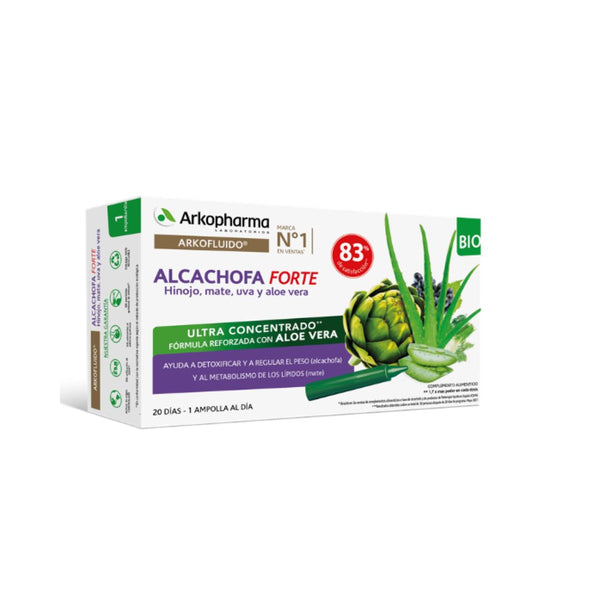 Arkopharma Alcachofa Forte 20 ampollas en Farmacia Avenida de América